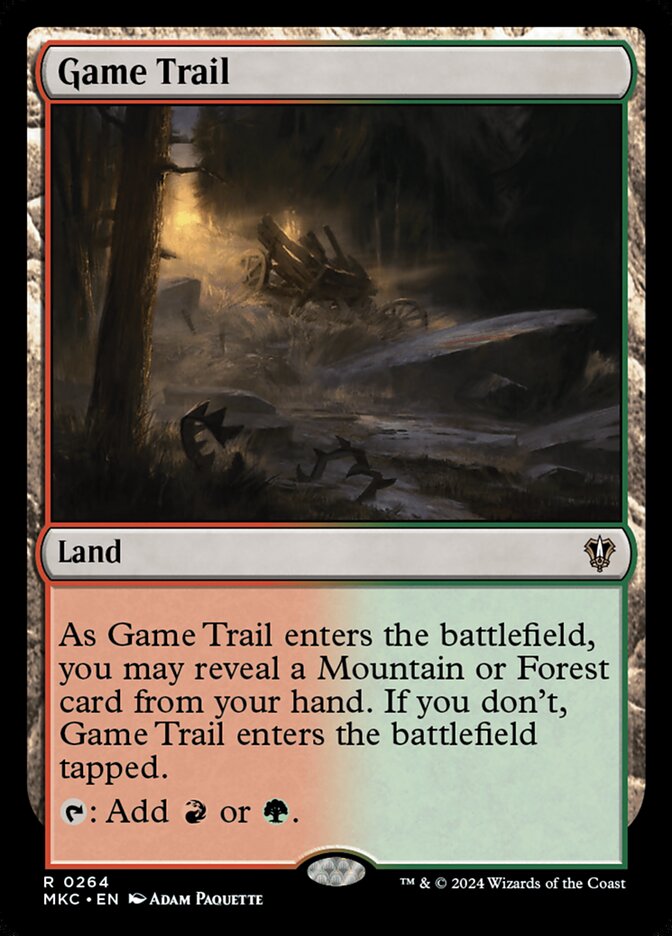 Game Trail front