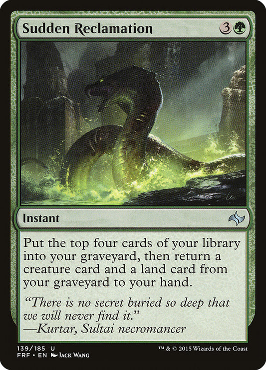 Sudden Reclamation front