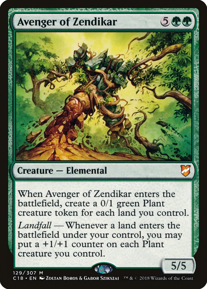 Avenger of Zendikar front