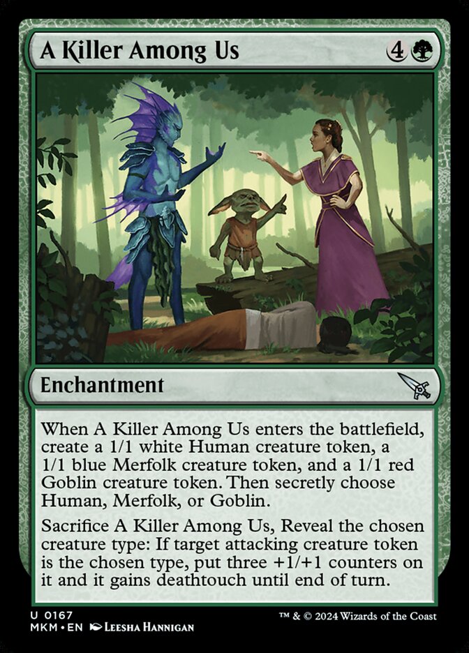 A Killer Among Us front