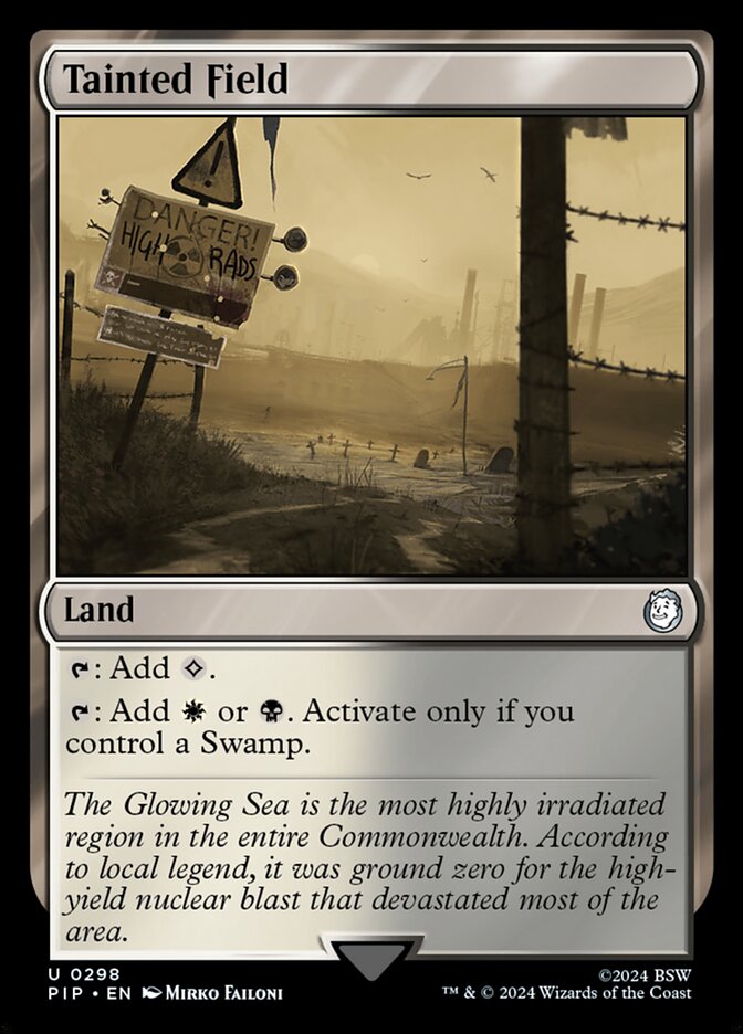 Tainted Field front