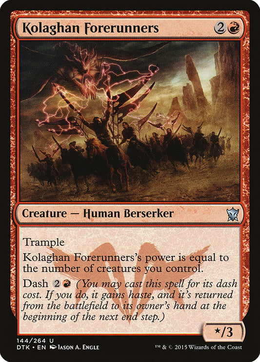 Kolaghan Forerunners front