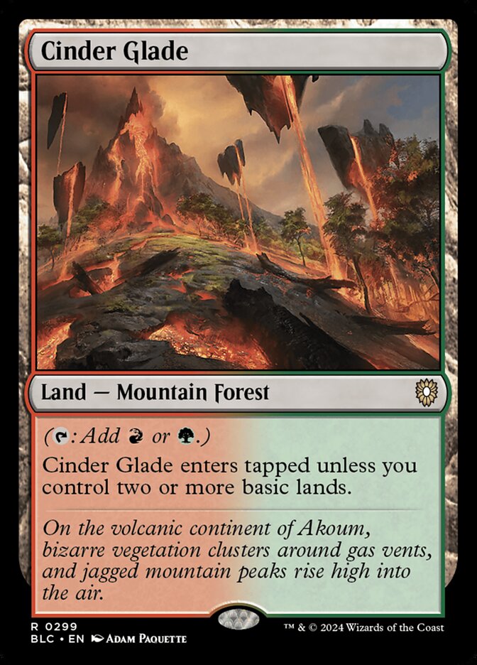 Cinder Glade front