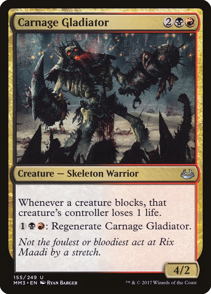 Carnage Gladiator front