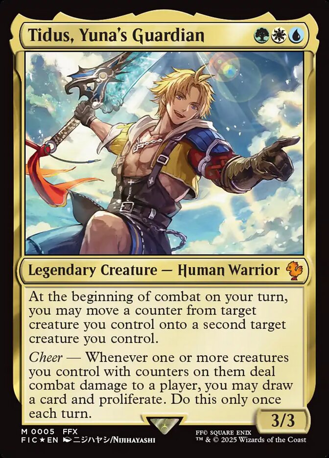 Tidus, Yuna's Guardian front