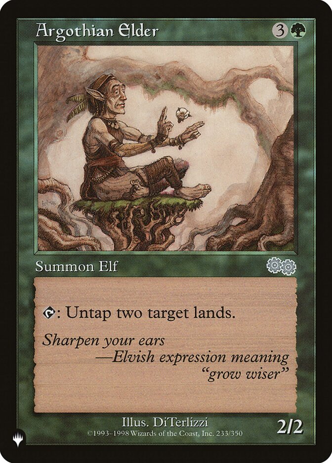 Argothian Elder front