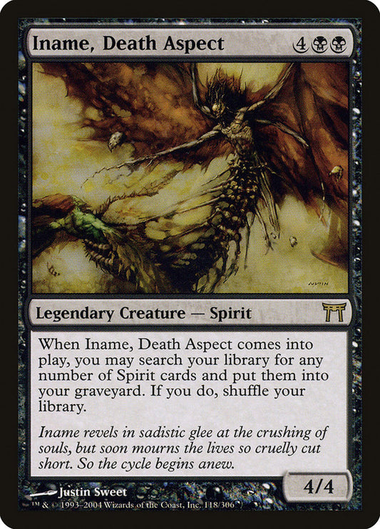 Iname, Death Aspect front