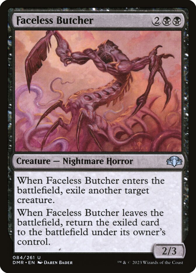 Faceless Butcher front