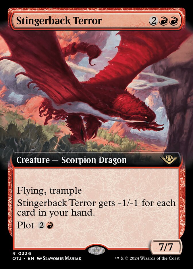 Stingerback Terror front