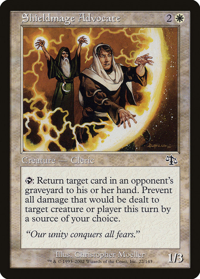 Shieldmage Advocate front