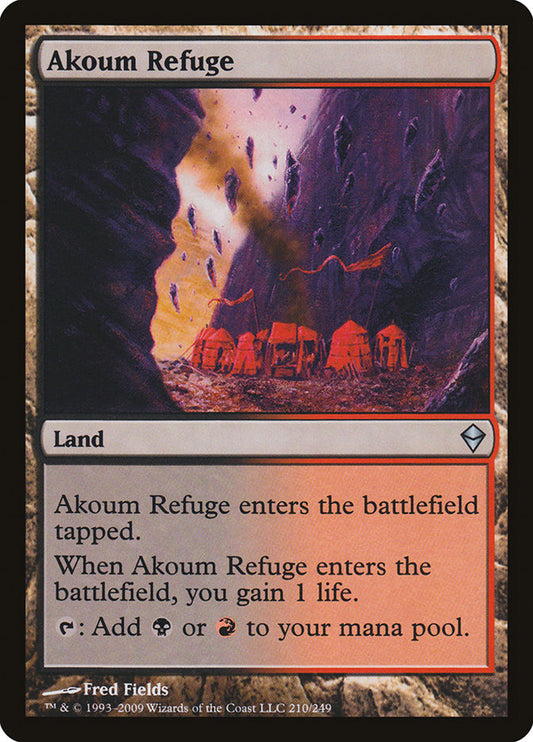 Akoum Refuge front
