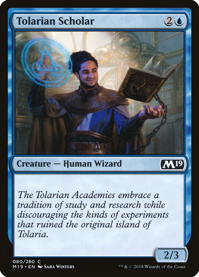 Tolarian Scholar front