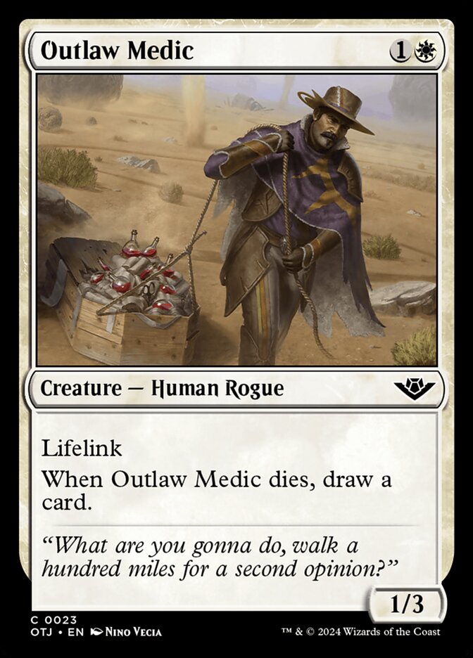 Outlaw Medic front