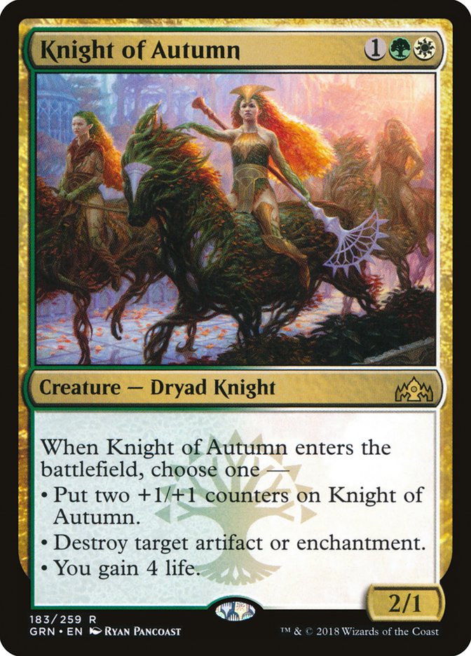 Knight of Autumn front