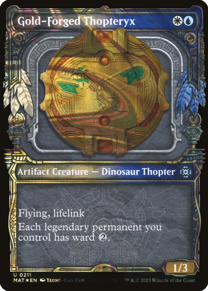 Gold-Forged Thopteryx front