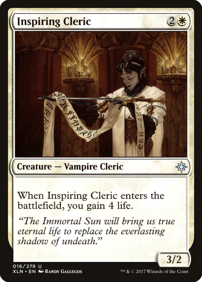 Inspiring Cleric front