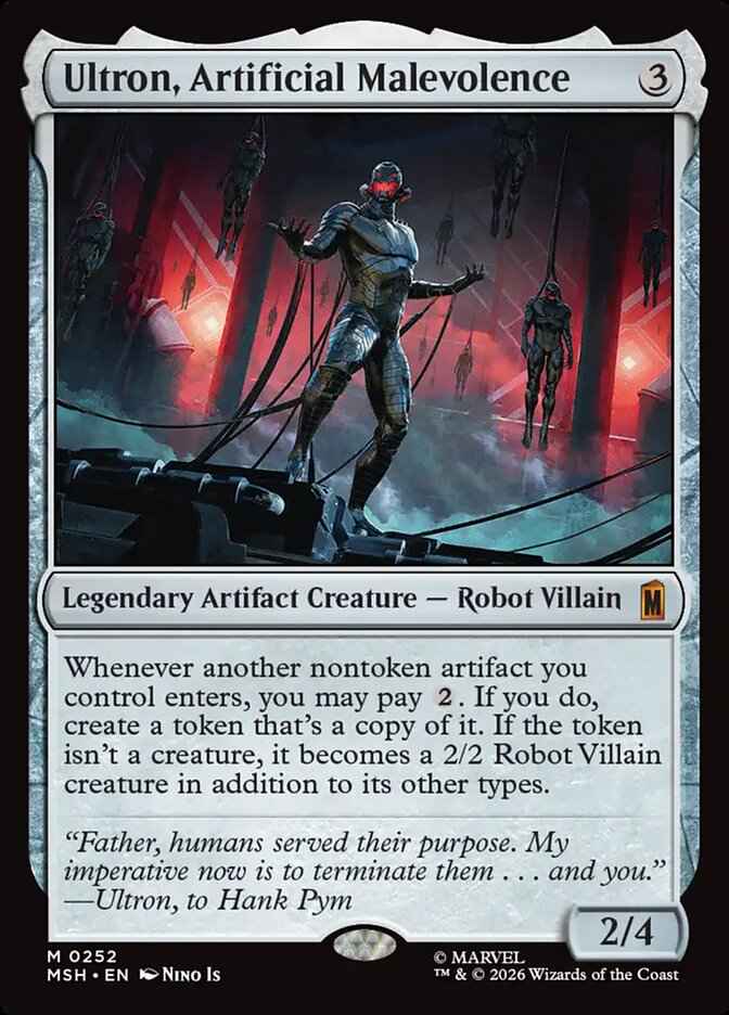 Ultron, Artificial Malevolence
