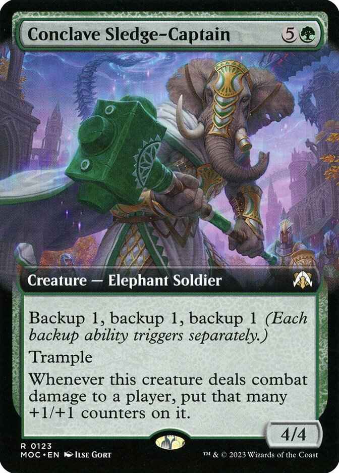 Conclave Sledge-Captain (Extended Art)