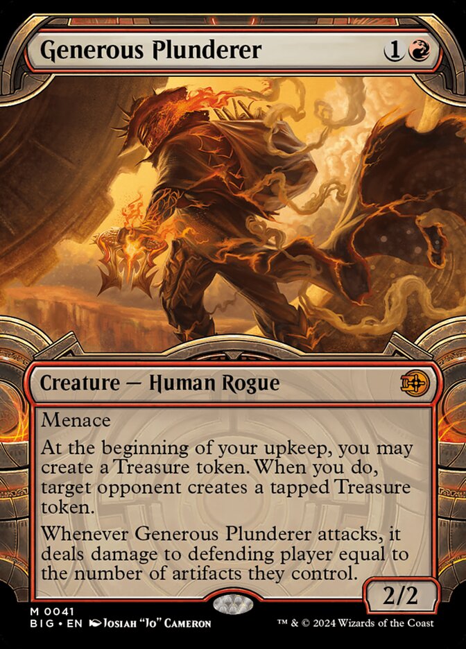 Generous Plunderer front