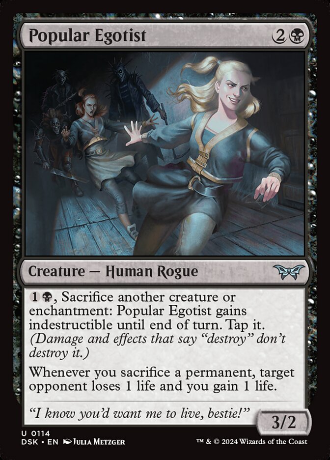 Popular Egotist front