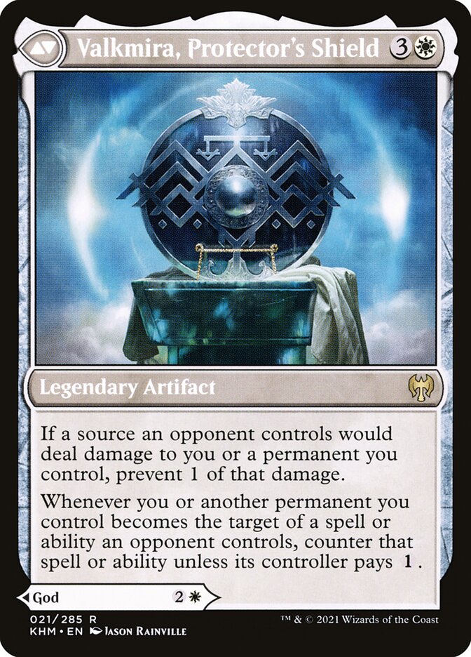 Reidane, God of the Worthy // Valkmira, Protector's Shield back