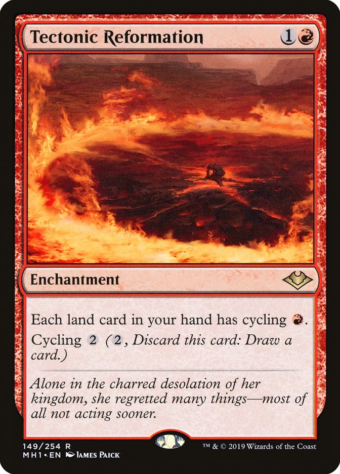 Tectonic Reformation front