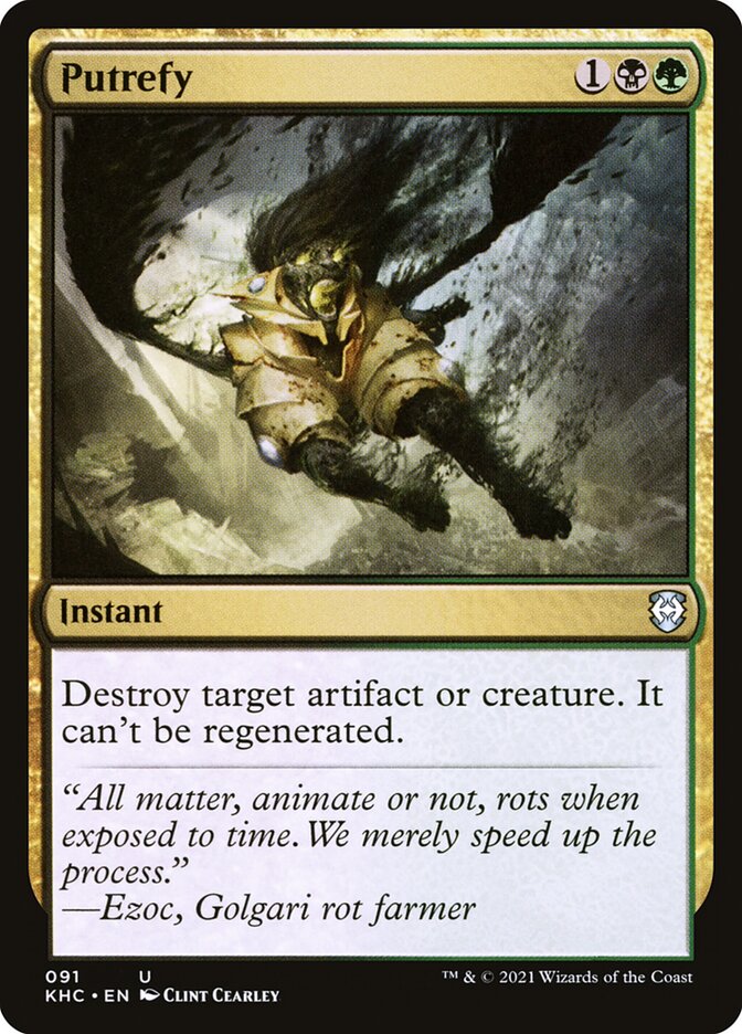 Putrefy front