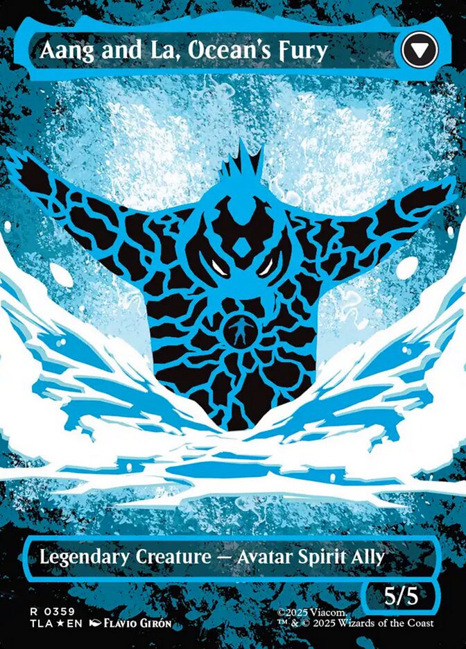 Aang, Swift Savior // Aang and La, Ocean's Fury back