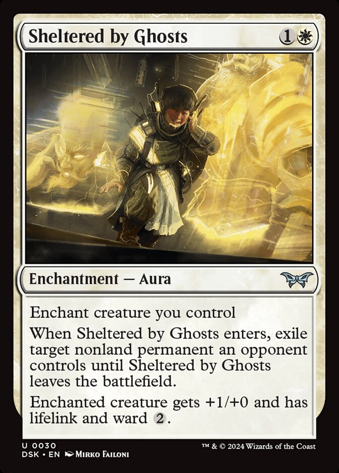 Sheltered by Ghosts front