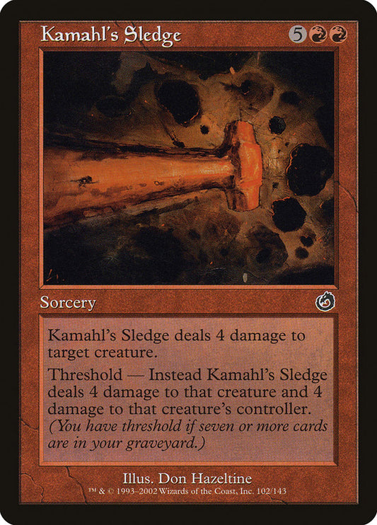 Kamahl's Sledge front