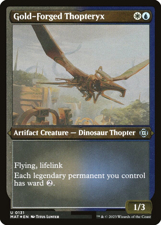 Gold-Forged Thopteryx front
