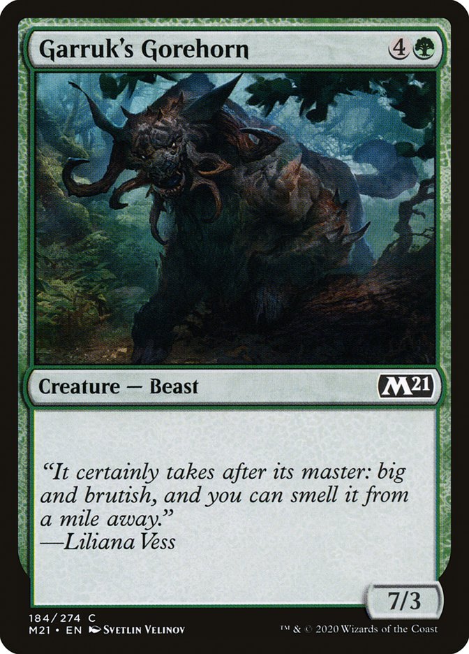 Garruk's Gorehorn front