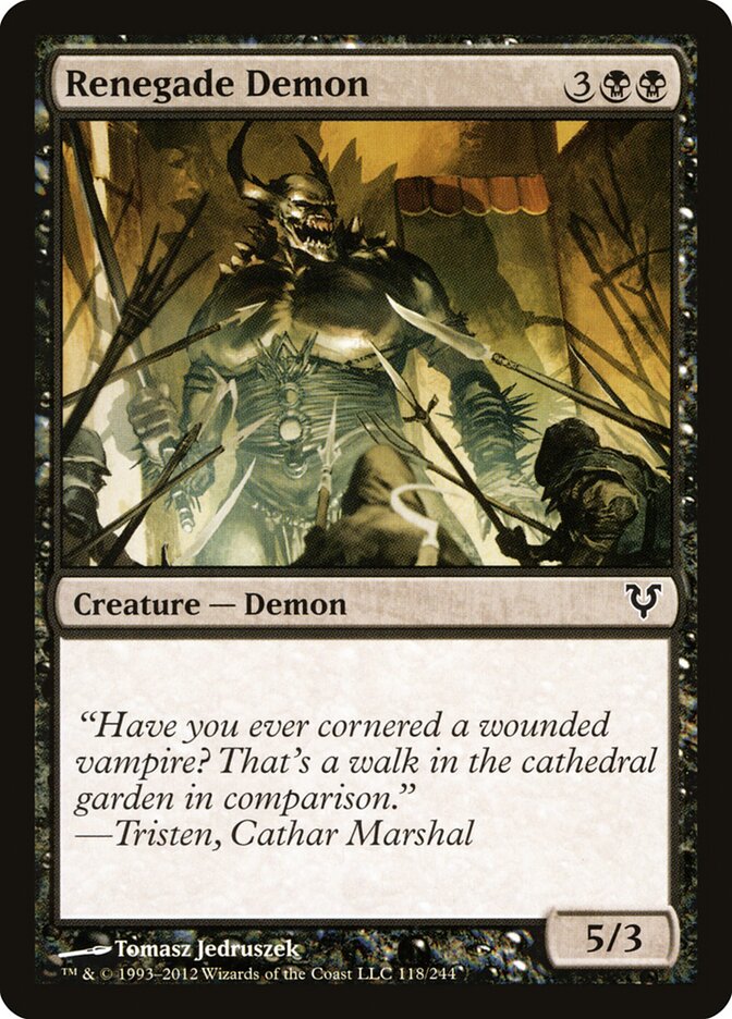 Renegade Demon front