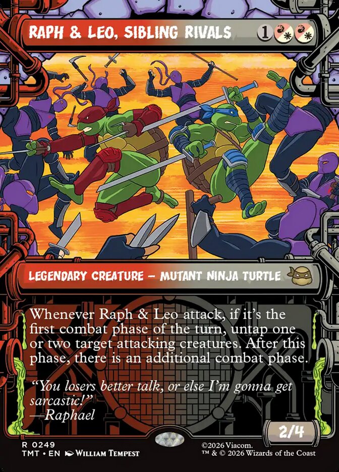 Raph & Leo, Sibling Rivals front