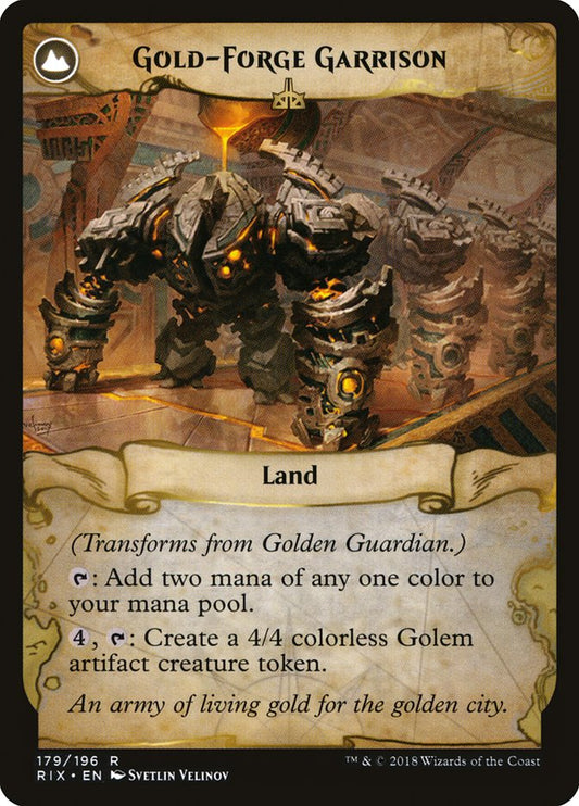 Golden Guardian // Gold-Forge Garrison back