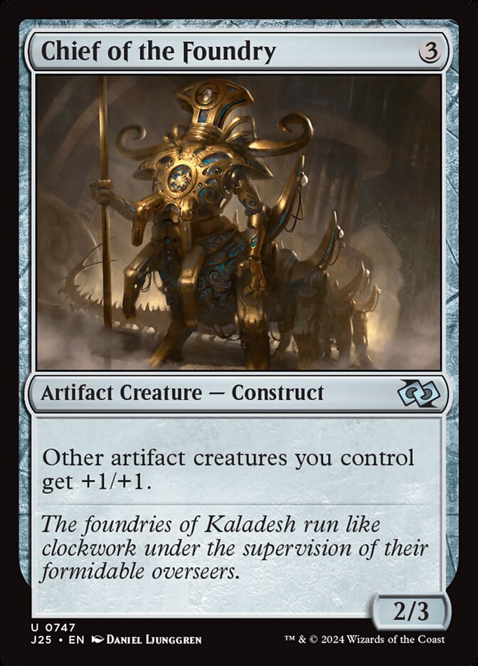 Chief of the Foundry front