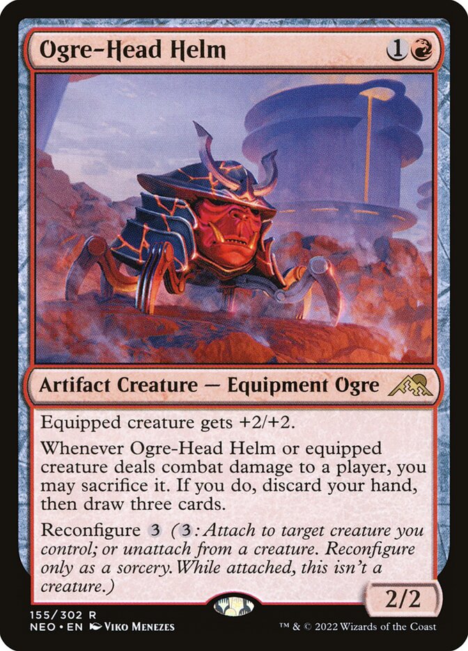 Ogre-Head Helm front