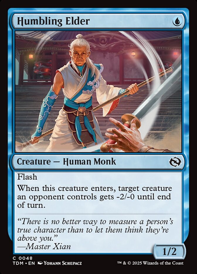 Humbling Elder front