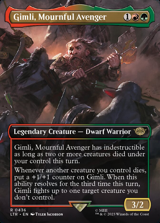Gimli, Mournful Avenger front