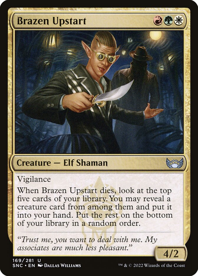 Brazen Upstart front