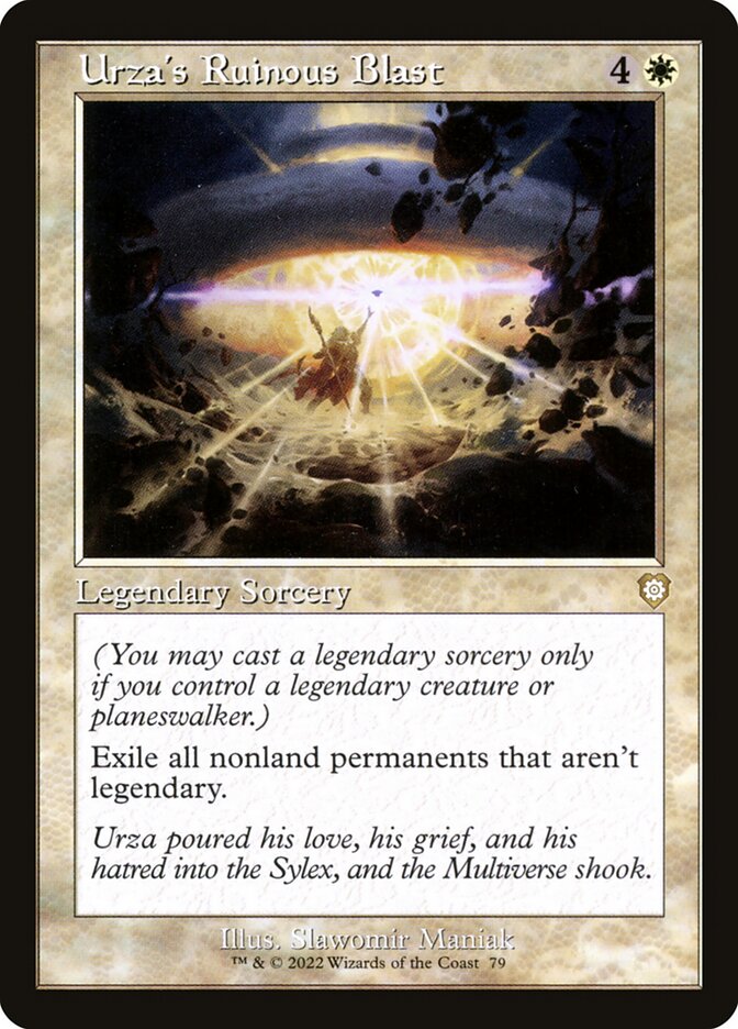 Urza's Ruinous Blast front