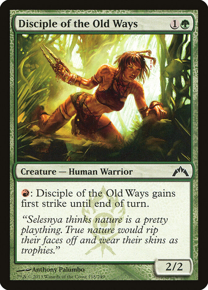 Disciple of the Old Ways front