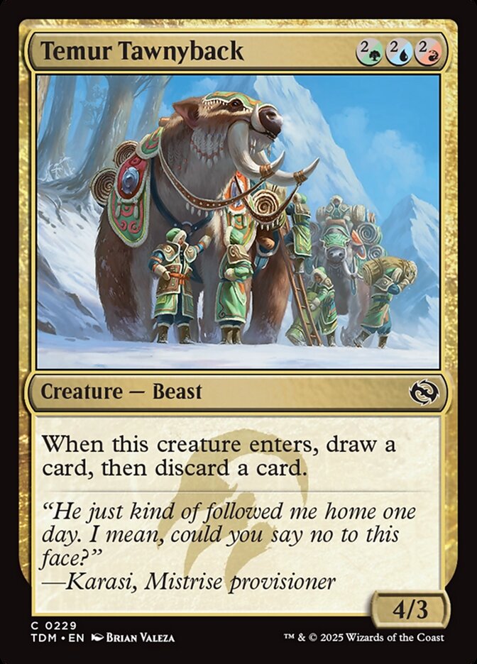 Temur Tawnyback front