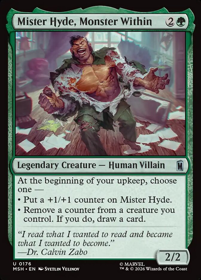 Mister Hyde, Monster Within front