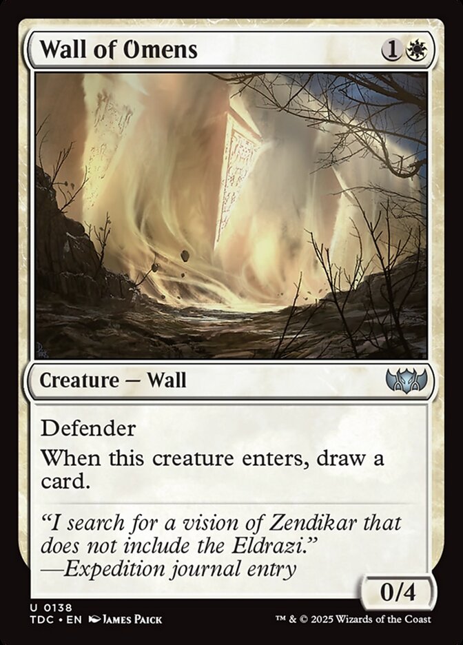 Wall of Omens front