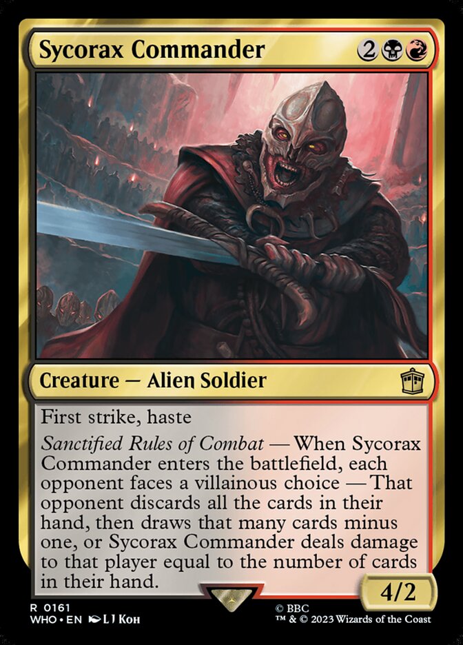 Sycorax Commander front