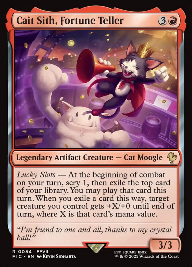 Cait Sith, Fortune Teller front