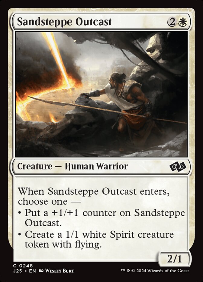 Sandsteppe Outcast front