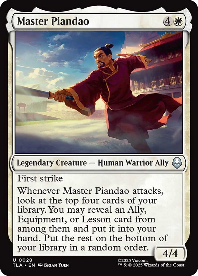 Master Piandao front