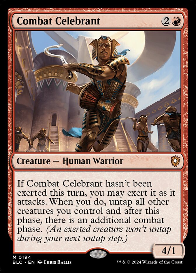 Combat Celebrant front